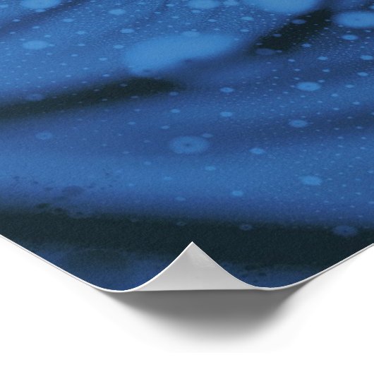 Zend to Null Blue Poster (Ecke)