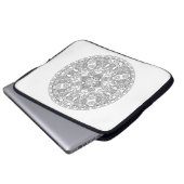 Zendala Entwurf Laptopschutzhülle (Vorne Knopf)