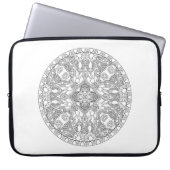 Zendala Entwurf Laptopschutzhülle (Vorderseite)