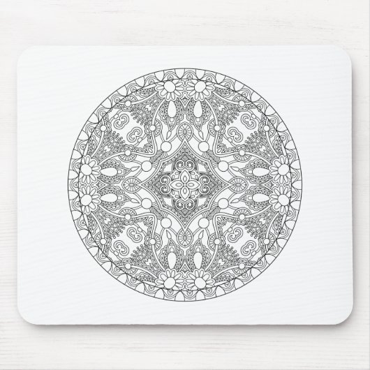Zendala Entwurf Mousepad (Vorne)
