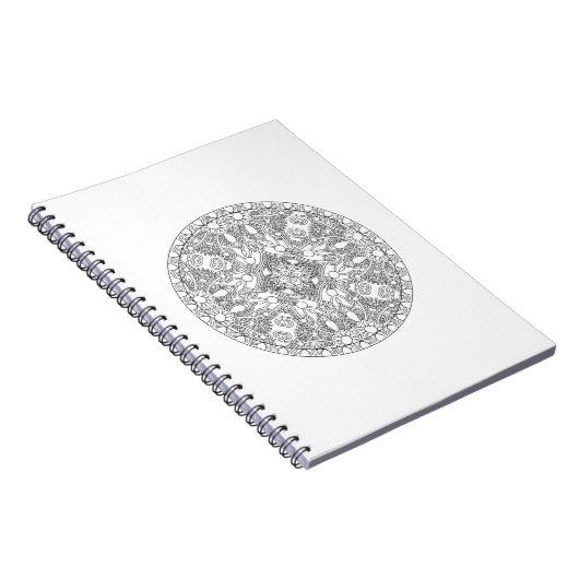 Zendala Entwurf Notizblock (Rechte Seite)