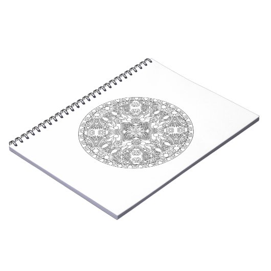 Zendala Entwurf Notizblock (Linke Seite)