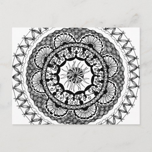 Zendala "Ona" Postkarte (Vorderseite)