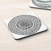 Zendala "Queste" harte PlastikUntersetzer Untersetzer (Linke Seite)