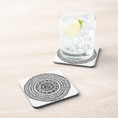 Zendala "Queste" harte PlastikUntersetzer Untersetzer (Rechte Seite)