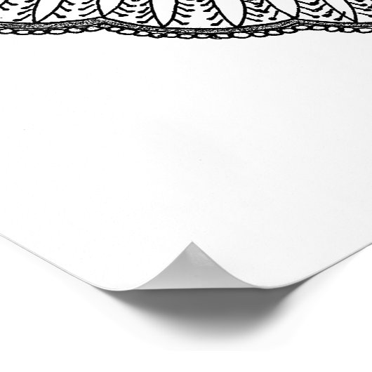 Zendala "Queste" Poster (Ecke)