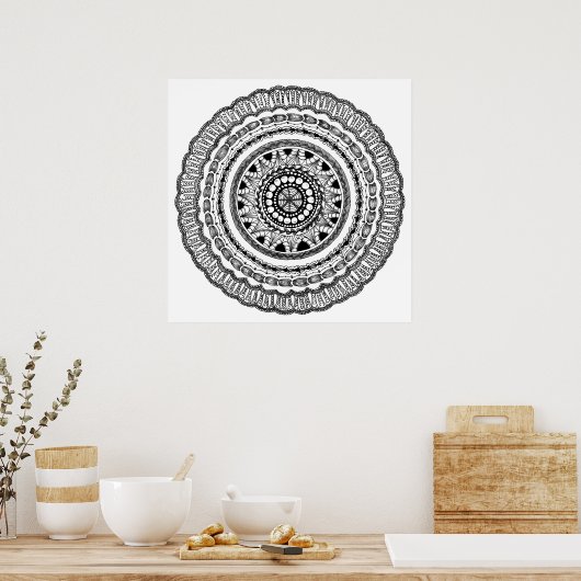 Zendala "Queste" Poster (Küche)