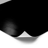 Zendaya | Schwarz-Weiß-Porträtmalerei Poster (Ecke)