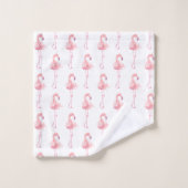 Zender Flamingo Serie Design 2 Badetuch Set (Waschlappen)