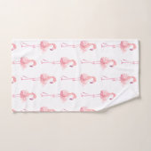 Zender Flamingo Serie Design 2 Badetuch Set (Handtuch)
