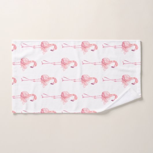 Zender Flamingo Serie Design 2 Badetuch Set (Handtuch)