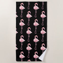 Zender Flamingo Serie Design 2 Strandtuch