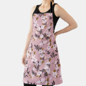 Zender Frühlingskirsche blühen auf rosa Schürze (InSitu)
