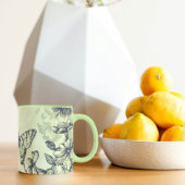 Zender Grüne Schmetterlinge Tasse