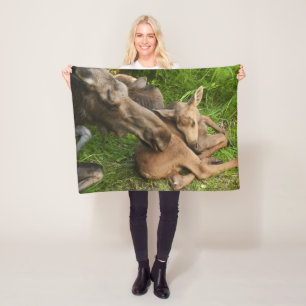 Zender Mother Moose Fleecedecke