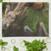 Zender Mother Moose Küchentuch (Gefaltet)
