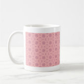 Zender rosa Pixel Kaffeetasse (Links)