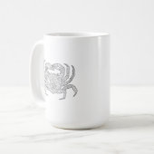 Zendoodle Krabbe Kaffeetasse (Vorderseite Links)