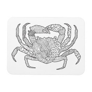 Zendoodle Krabbe Magnet