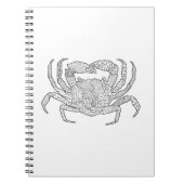 Zendoodle Krabbe Notizblock (Vorderseite)