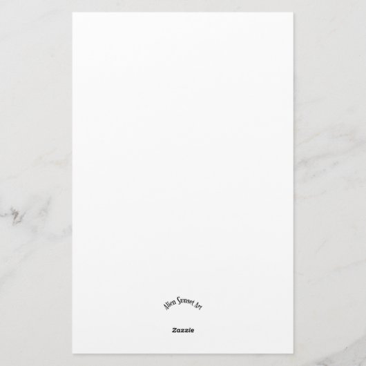 Zendoodle-Mandala-Header 3 Briefpapier (Rückseite)