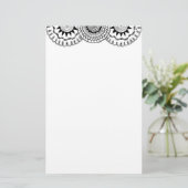 Zendoodle-Mandala-Header 4 Briefpapier (Stehend Vorderseite)