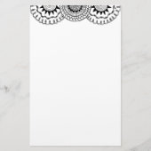 Zendoodle-Mandala-Header 4 Briefpapier (Vorderseite)