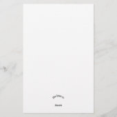 Zendoodle-Mandala-Header 5 Briefpapier (Rückseite)