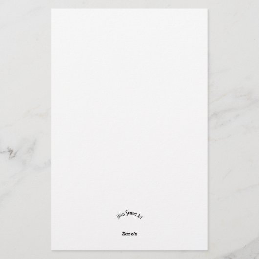 Zendoodle-Mandala-Header 5 Briefpapier (Rückseite)