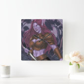 Zendyr im Wald Quadratische Wanduhr (Zuhause)