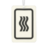 Zener Card | 3 Vertikale Wavy Lines Autolufterfrischer (Rückseite)