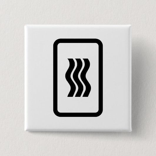 Zener Card | 3 Vertikale Wavy Lines Button (Vorderseite)