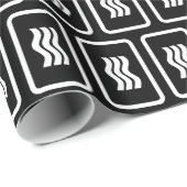 Zener Card | 3 Vertikale Wavy Lines Geschenkpapier (Rolleneckpunkt)