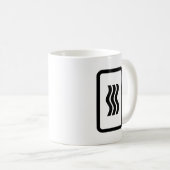 Zener Card | 3 Vertikale Wavy Lines Kaffeetasse (VorderseiteRechts)