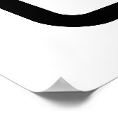 Zener Card | 3 Vertikale Wavy Lines Poster (Ecke)