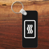 Zener Card | 3 Vertikale Wavy Lines Schlüsselanhänger (Vorderseite)