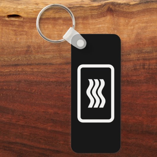 Zener Card | 3 Vertikale Wavy Lines Schlüsselanhänger (Vorderseite)