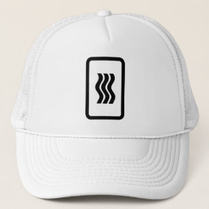 Zener Card   3 Vertikale Wavy Lines Truckerkappe