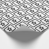 Zener Card | Hollow 5 Point Star Geschenkpapier (Ecke)