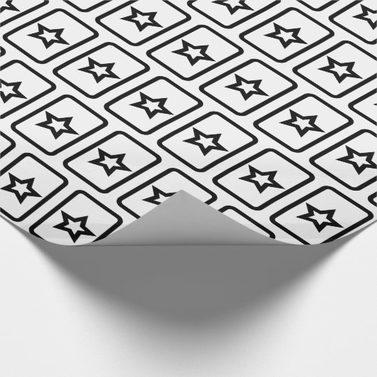 Zener Card | Hollow 5 Point Star Geschenkpapier (Ecke)