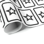 Zener Card | Hollow 5 Point Star Geschenkpapier (Rolleneckpunkt)