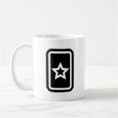 Zener Card | Hollow 5 Point Star Kaffeetasse (Links)