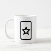 Zener Card | Hollow 5 Point Star Kaffeetasse (Links)