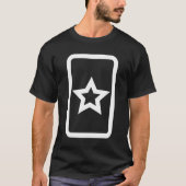 Zener Card | Hollow 5 Point Star T-Shirt (Vorderseite)