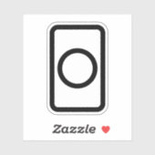 Zener Card | Hollow Circle Aufkleber (Blatt)