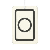 Zener Card | Hollow Circle Autolufterfrischer (Vorderseite)