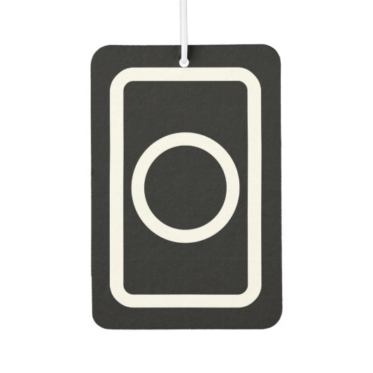 Zener Card | Hollow Circle Autolufterfrischer (Vorderseite)