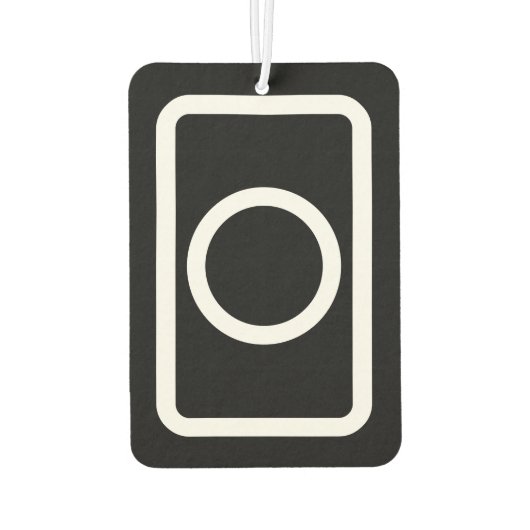 Zener Card | Hollow Circle Autolufterfrischer (Rückseite)