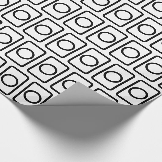 Zener Card | Hollow Circle Geschenkpapier (Ecke)