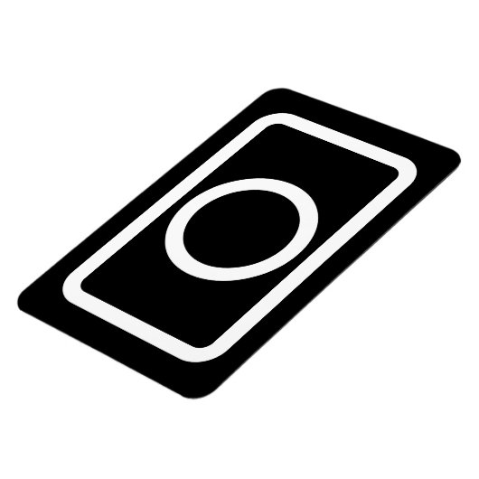 Zener Card | Hollow Circle Magnet (Linke Seite)
